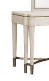 Grace Vanity and Mirror Set with Stool White with Opulent Opal Finish P377-BR-K11 Pulaski Furniture