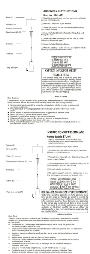 Surya Beyla 61" Rustic Accent Floor Lamp With Elegant Linen Shade For Cozy Home Ambiance & Style Body, Brown,Shade, White,Finial, Gold,Harp, Metallic ,Gold,Cord, Translucent Resin,Linen,Polyester,Steel Byl-001
