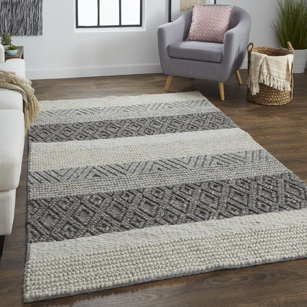 Feizy Rugs Berkeley Hand Woven Wool Rug - Organic Style, Durable, Easy-care Boucle For Casual Comfort Spaces Gray,Taupe,Tan Wool 6790811fsndmltg99