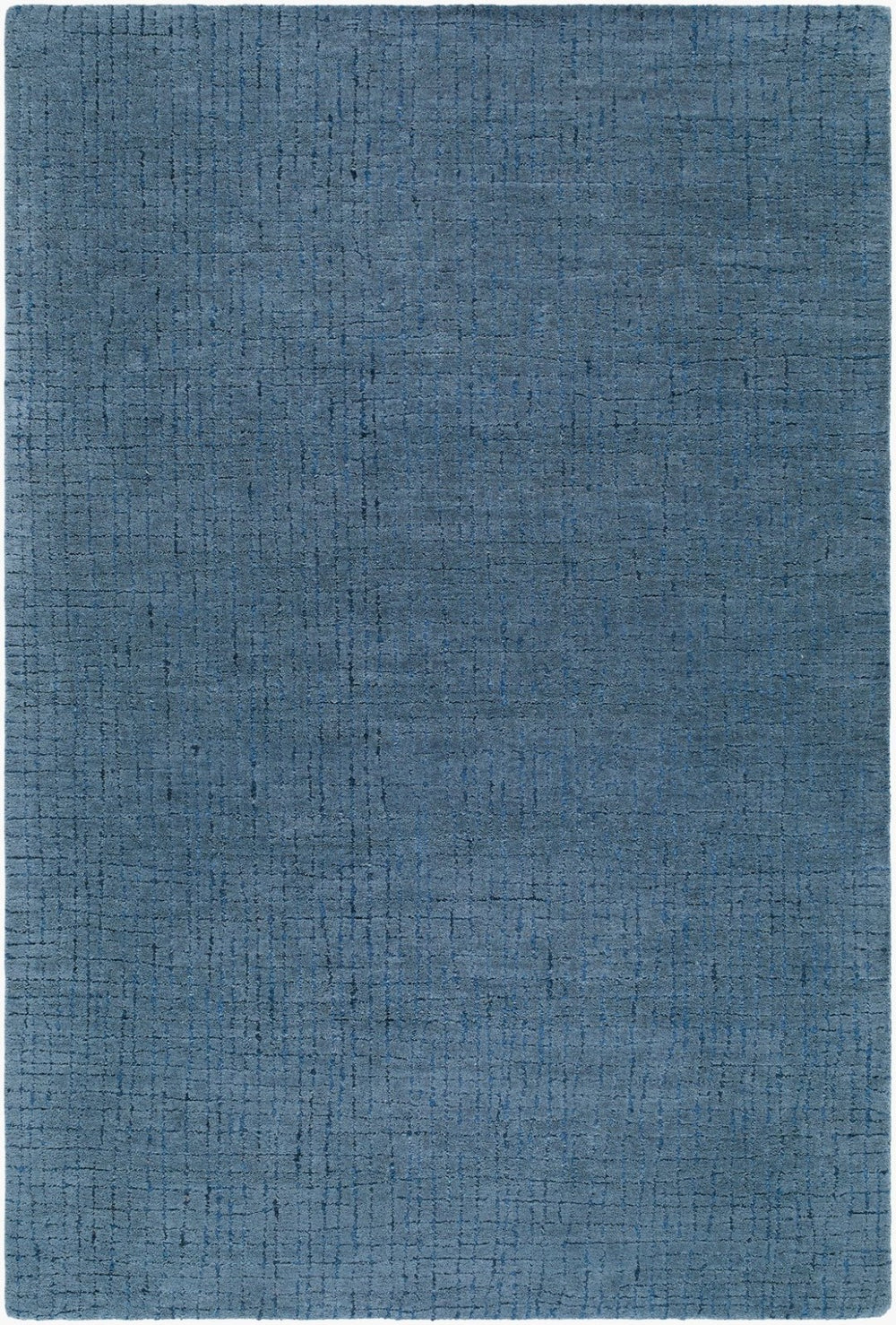 Livabliss Byram Hand-tufted Wool Area Rug Minimalist Low Pile for Entryway or Bedroom Slate Blue, Ch 2' x 3' BYM2300-23