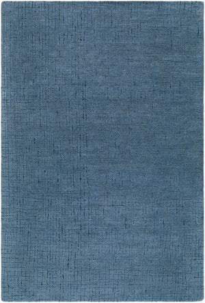 Livabliss Byram Hand-tufted Wool Area Rug Minimalist Low Pile for Entryway or Bedroom Slate Blue, Ch 2' x 3' BYM2300-23