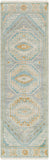 Bunyan BYN-2301 2'6" x 8' Runner Handmade Rug BYN2301-268  Beige, Pale Blue, Light Brown, Light Slate, Light Sage Surya