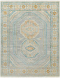 Bunyan BYN-2301 9' x 12' Handmade Rug BYN2301-912  Beige, Pale Blue, Light Brown, Light Slate, Light Sage Surya