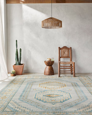 Bunyan BYN-2301 9' x 12' Handmade Rug BYN2301-912  Beige, Pale Blue, Light Brown, Light Slate, Light Sage Surya