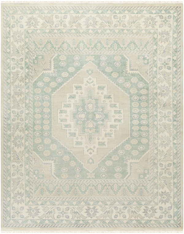 Bunyan BYN-2302 9' x 12' Handmade Rug BYN2302-912  Wheat, Seafoam Surya