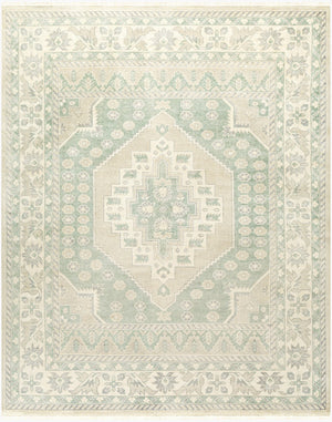 Surya Bunyan Handmade 2' X 3' Vintage-style Wool & Viscose Rug With Elegant Fringe Border For Homes Wheat Wool,Viscose Byn2302-23