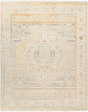 Bunyan BYN-2303 9' x 12' Handmade Rug BYN2303-912  Wheat, Peach, Seafoam, Slate Surya