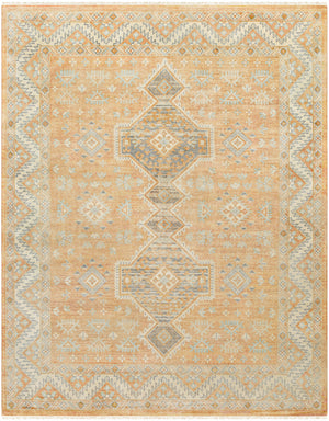 Bunyan BYN-2304 9' x 12' Handmade Rug BYN2304-912  Peach, Slate, Ivory Surya