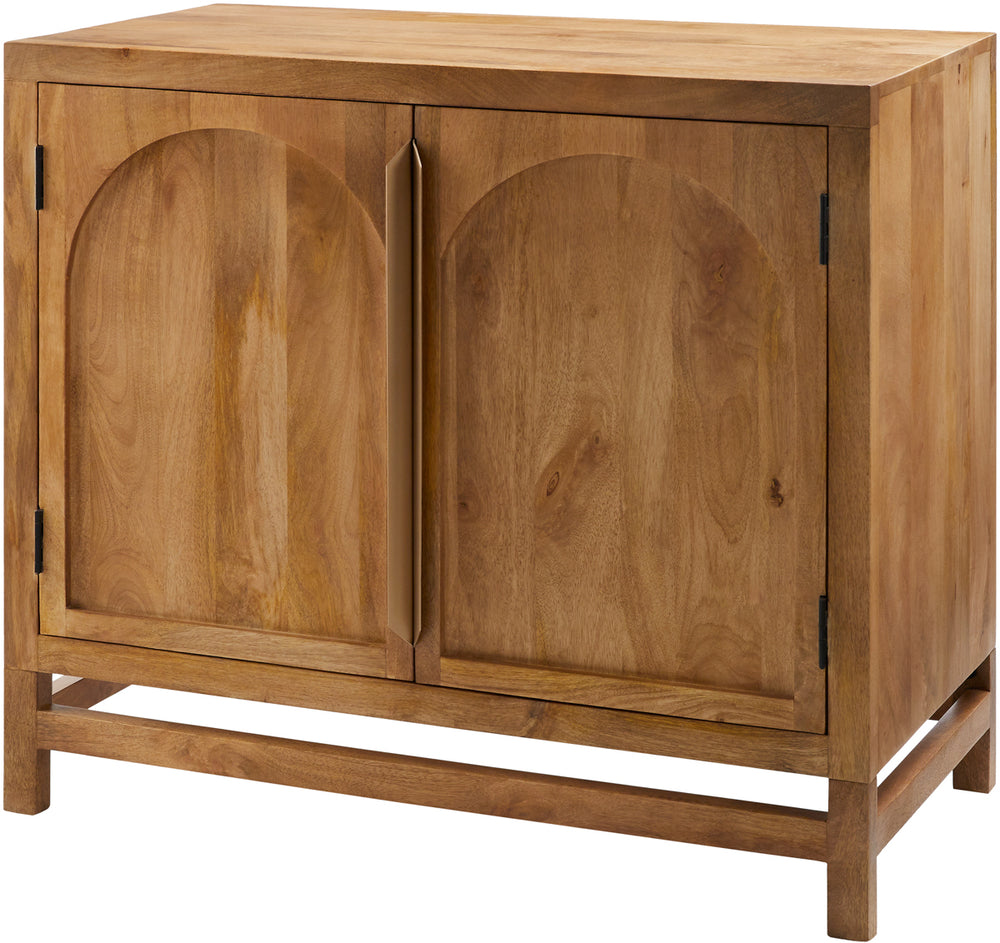 Byron BYO-001 32"H x 36"W x 16"D Cabinet BYO-001  Top: Brown; Base: Brown Surya