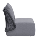 Mekan Accent Chair Gray 704024 Zuo Modern