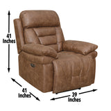 Steve Silver Brock Recliner Chair Power/Power BK900C