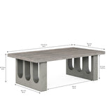 A.R.T. Furniture Vault Rectangular Cocktail Table 285300-2340 Gray 285300-2340