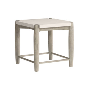 Bernhardt Bernhardt Ashbrook Side Table With Floating Scooped Top, Sandblasted Ash Base & Puzzle-Fit Legs 462111