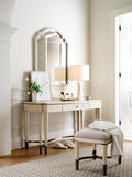 Grace Vanity Stool White with Opulent Opal Finish P377136 Pulaski Furniture