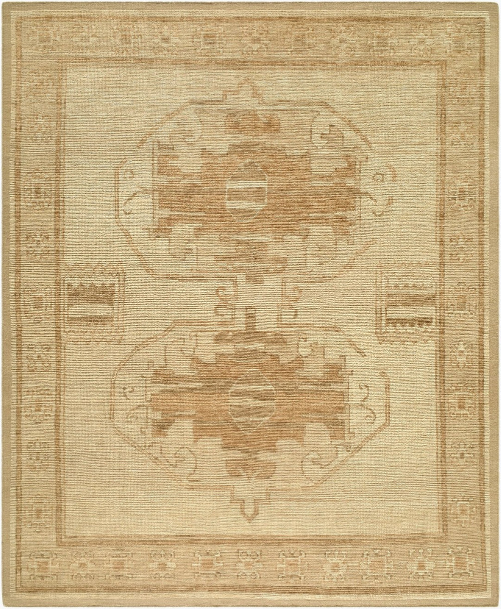 Surya Besni Hand Knotted Wool Area Rug Bohemian Global Low Pile for Large Living Spaces 10' x 14' Rectangle BZI2300-1014