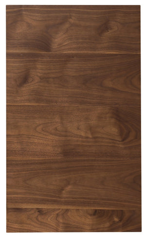 Hooker Furniture Elon Handcrafted Three-Drawer Walnut Pedestal With Locking File Drawer, Dark Bronze Pulls, 30"L 1650-10246-MWD