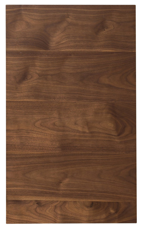 Hooker Furniture Elon Handcrafted Three-Drawer Walnut Pedestal With Locking File Drawer, Dark Bronze Pulls, 30"L 1650-10246-MWD