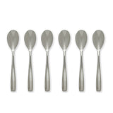 Hampton Forge Austin 6-Piece Teaspoon Set, Stainless Steel with Mirror Polish