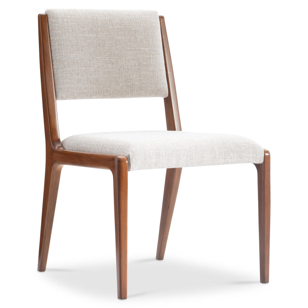 Bernhardt Bernhardt Brasea Upholstered Dining Chair Mahogany Frame Mid-century Modern Seating 394543