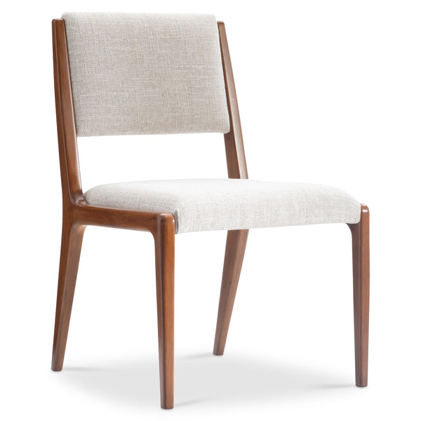 Bernhardt Bernhardt Brasea Upholstered Dining Chair Mahogany Frame Mid-century Modern Seating 394543