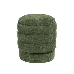 Crestview Collection Modern Storage Ottoman - Stylish Chenille Furniture For Living Room, Bedroom & Entryway Organization Green Mdf Evfzr3996dgrn