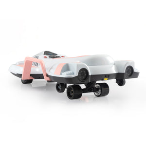English Elm Electric Manta Ray Kids Ride on Racing Car with Built in Lights Music and Stable Wheels Pink W2181P202371