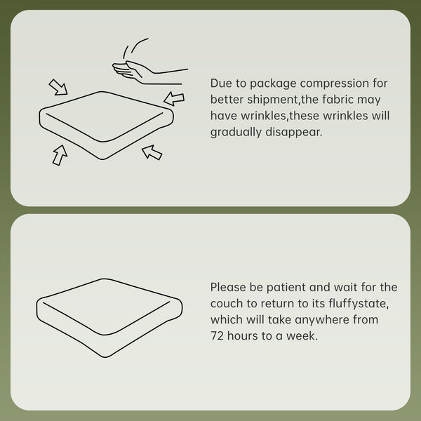 English Elm 106" Teddy Fabric Sofa - Luxurious No Assembly L-Shaped Couch With Chaise For Cozy Living Rooms, Green W714S01421