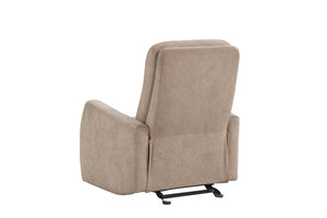 English Elm Paterson Microsuede Velvet Rocker Recliner Plush Swivel Chair for Living Room Beige B078P497898