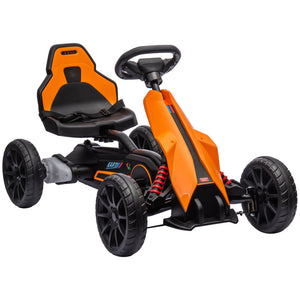 English Elm Aosom Kids Pedal Go Kart Sporty Ride on with Adjustable Seat and Eva Wheels W2225P229366