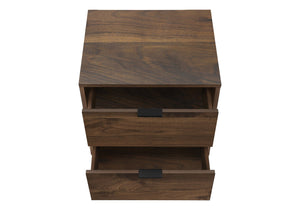 English Elm Accent Side Table Rustic Grey Laminate Compact Storage Cabinet Transitional Bedroom Walnut B2710P461696
