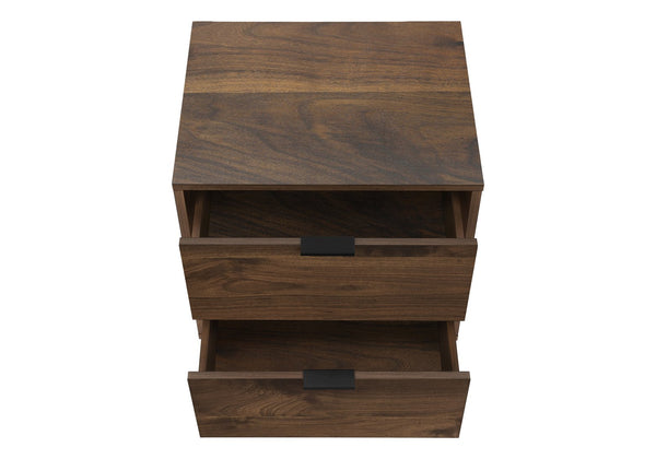English Elm Accent Side Table Rustic Grey Laminate Compact Storage Cabinet Transitional Bedroom Walnut B2710P461696