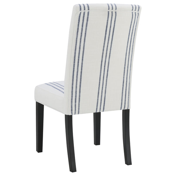 English Elm Evanston Farmhouse X-back Dining Chairs White Hardwood Set with Gray Upholstered Seats B062P441429