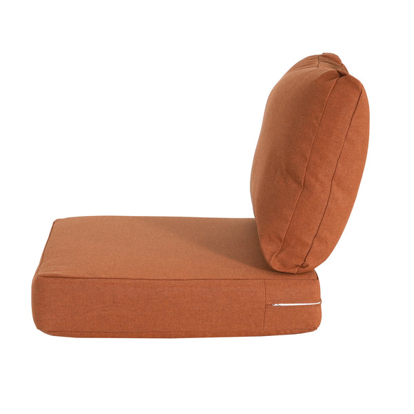 English Elm Christopher Knight Home® - Noah Outdoor Club Chair Cushion Set - Vibrant Orange Weather-Resistant Comfort For Patios & Decks N775P291454O