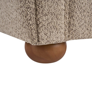 English Elm Rapallo Upholstered Accent Chair Plush Seat Modern Frame for Living Room or Entryway Light Brown N776P381488L