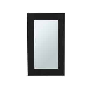 English Elm Medicine Cabinet Sanford Black Mirrored Door Engineered Wood, Slim 3-Shelf Bathroom Organizer, Durable Modern Storage 31.1x19.29x3.54 B092P238733