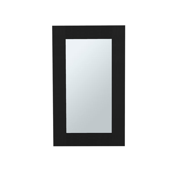 English Elm Medicine Cabinet Sanford Black Mirrored Door Engineered Wood, Slim 3-Shelf Bathroom Organizer, Durable Modern Storage 31.1x19.29x3.54 B092P238733