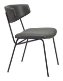 Charon Dining Chair - Set of 2 Vintage Black 110259 Zuo Modern