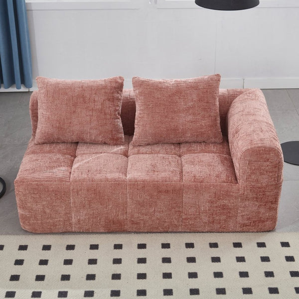 English Elm United Chenille Loveseat Sofa - Cozy Minimalist Modular Sleeper For Apartments & Living Rooms W1568P255138-GIGA