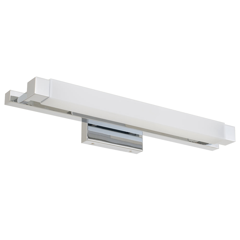 English Elm 26-inches Dimmable Led Vanity Bar with Selectable Color Temperature for Modern Bathrooms Chrome B370P394090
