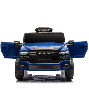 English Elm Licensed Dodge Ram 3500 Kids Electric Ride on Truck with Remote Suspension Bluetooth W1578P346249