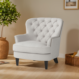 Christopher Knight Home® - Noble House - Tafton Fabric Club Chair and Ottoman