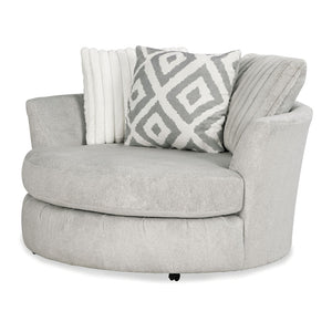 English Elm Transitional High Back Stripe Chair with Rolled Arms for Coastal Comfort and Supportive Seating Appeal Gray 60 L x 60 W x 31 H B2741P376930