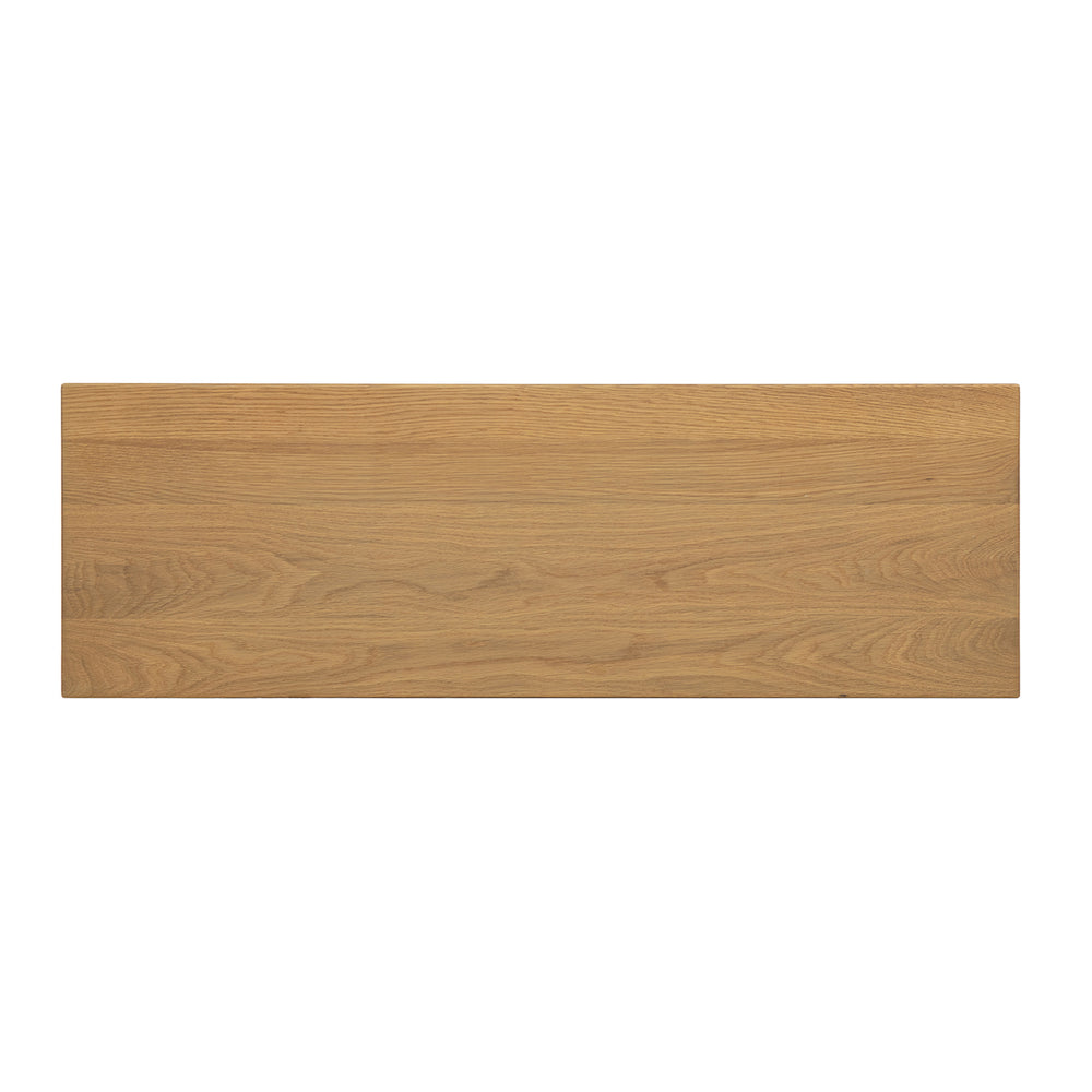 English Elm Jennifer Taylor Home - Capri Solid Red Oak Wood Bench 41.5" – Handcrafted Mid-Century Tapered Legs, Slim Space-Saving Seat Brown B2719P395573