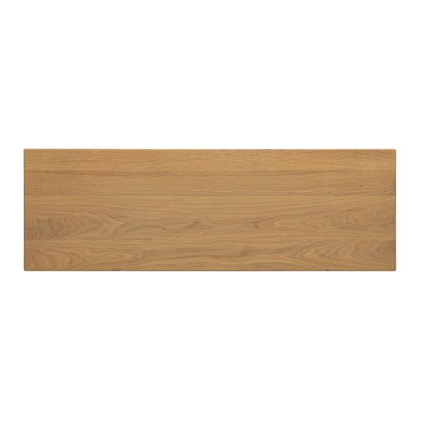 English Elm Jennifer Taylor Home - Capri Solid Red Oak Wood Bench 41.5" – Handcrafted Mid-Century Tapered Legs, Slim Space-Saving Seat Brown B2719P395573