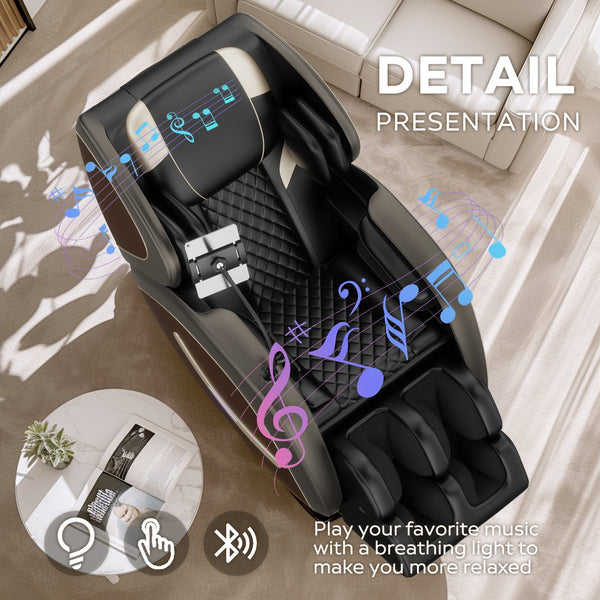 English Elm Massage Chair Recliner - Zero Gravity Full Body Air Pressure System For Ultimate Relaxation 2024 W1875P224687