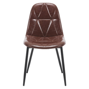 English Elm Dining Velvet Upholstered Chairs Set of 2 with Armrests, Sturdy Metal Legs, Anti-Slip Protectors, Stylish Comfort for Dining Room Brown W3112P254919