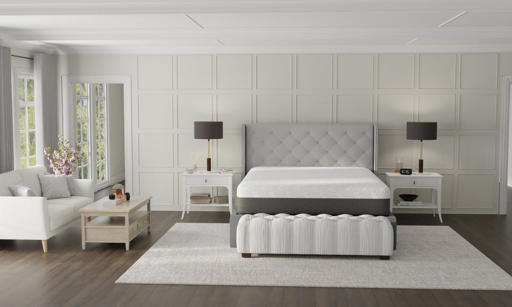 English Elm Pur Chill Full Memory Foam Mattress with Cooling Fabric and Plush Comfort Layers B337P293560