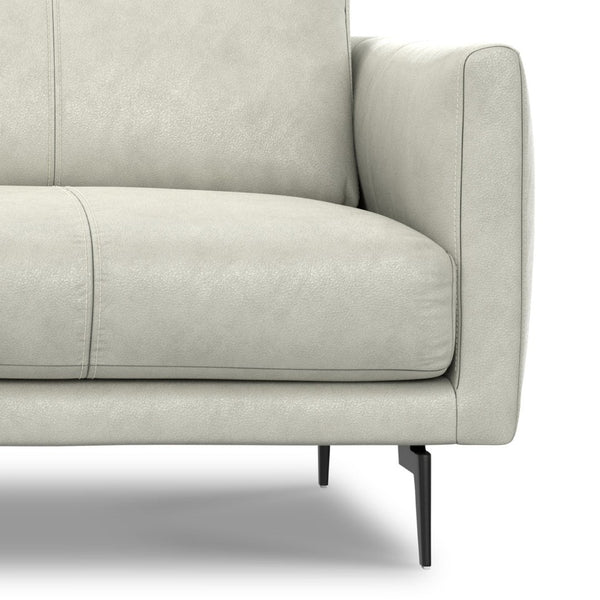 English Elm Stevens 81-Inch Sofa - Luxurious Semi-Aniline Leather, Eco-Friendly Design, Perfect For Any Space B136P364287-GIGA