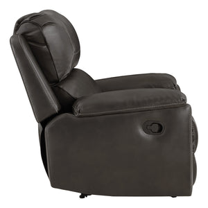 OSP Home Furnishings Santiago Recliner  Charcoal