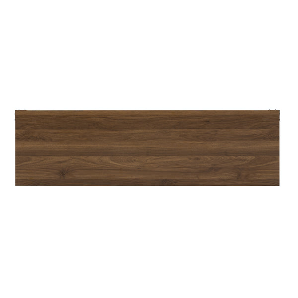 English Elm U_style Industrial Sideboard with Sliding Barn Doors Iron Mesh Panels and Three Drawers White N711P347384K